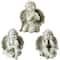 11" Gray Sitting Cherub Angel Decorative Outdoor Garden Statues